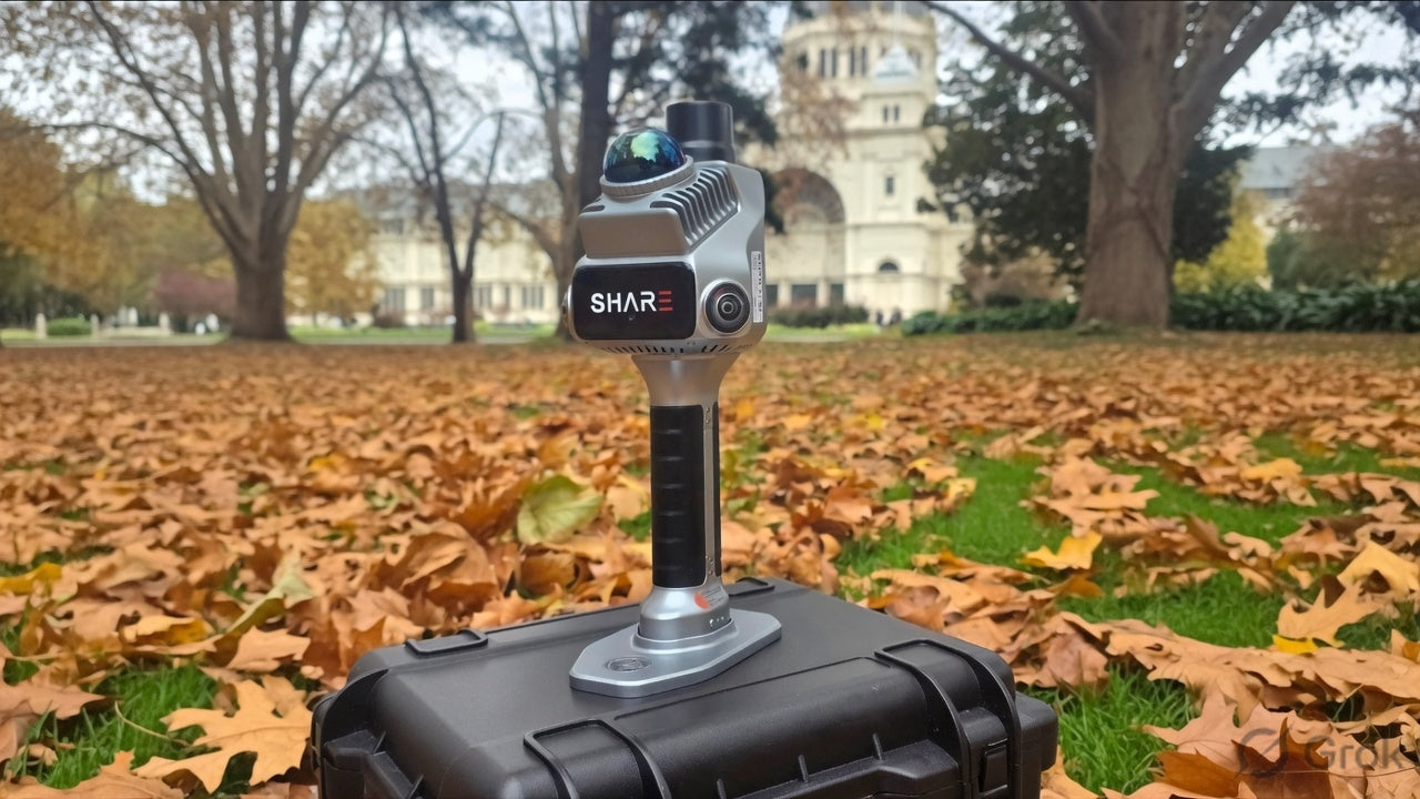 SLAM Scanning Explained: How the SHARE S20 RTK Captures LiDAR Point Clouds on Foot