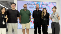 SHARE 3DCAM office visit in Nanshan, Shenzhen. MirrorMapper team with the SHARE handheld LiDAR line