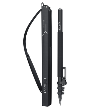 Survey Pole with smartphone mount