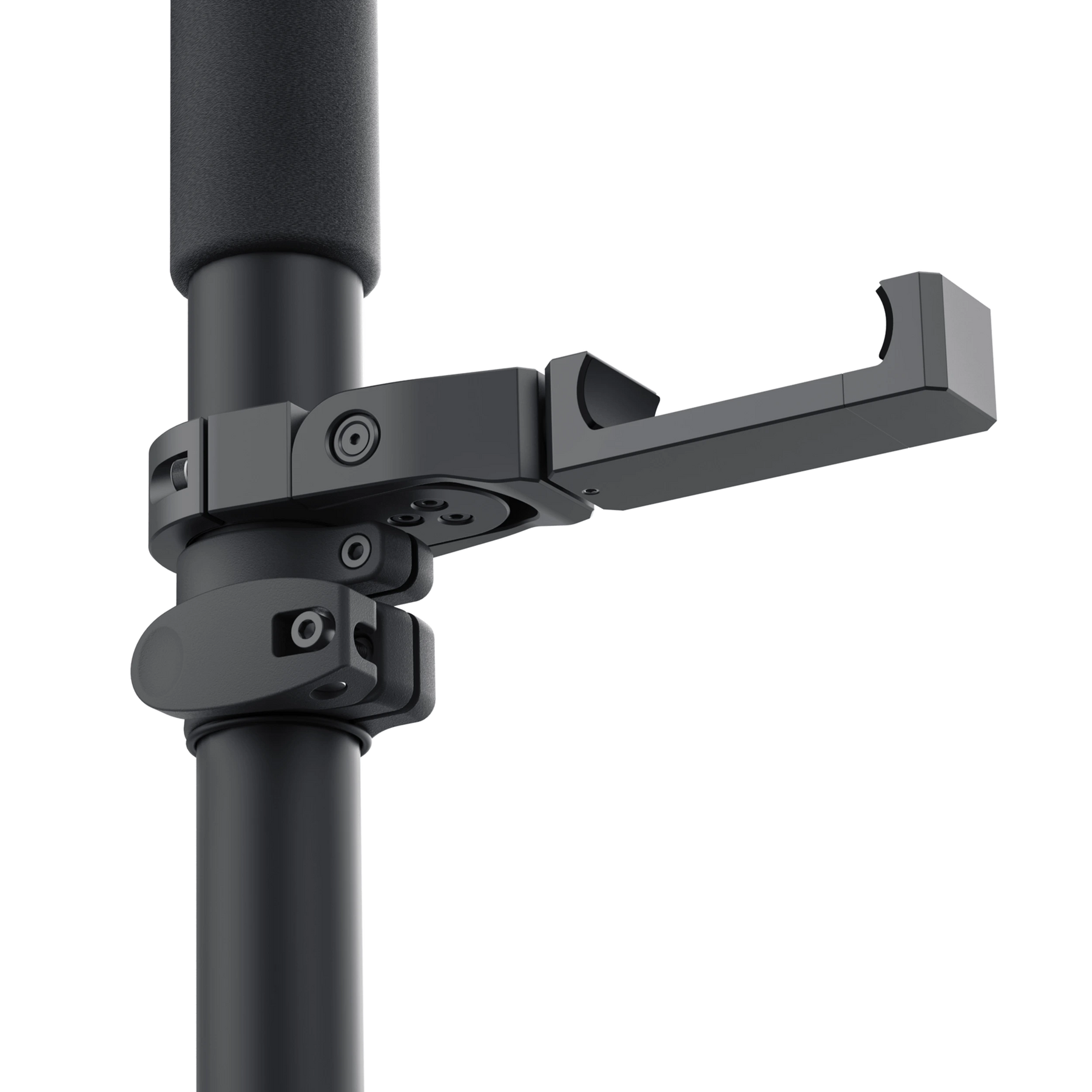 Survey Pole with smartphone mount