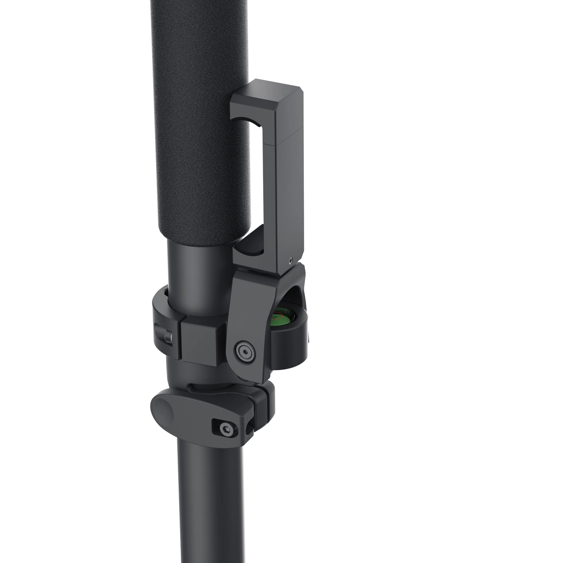 Survey Pole with smartphone mount