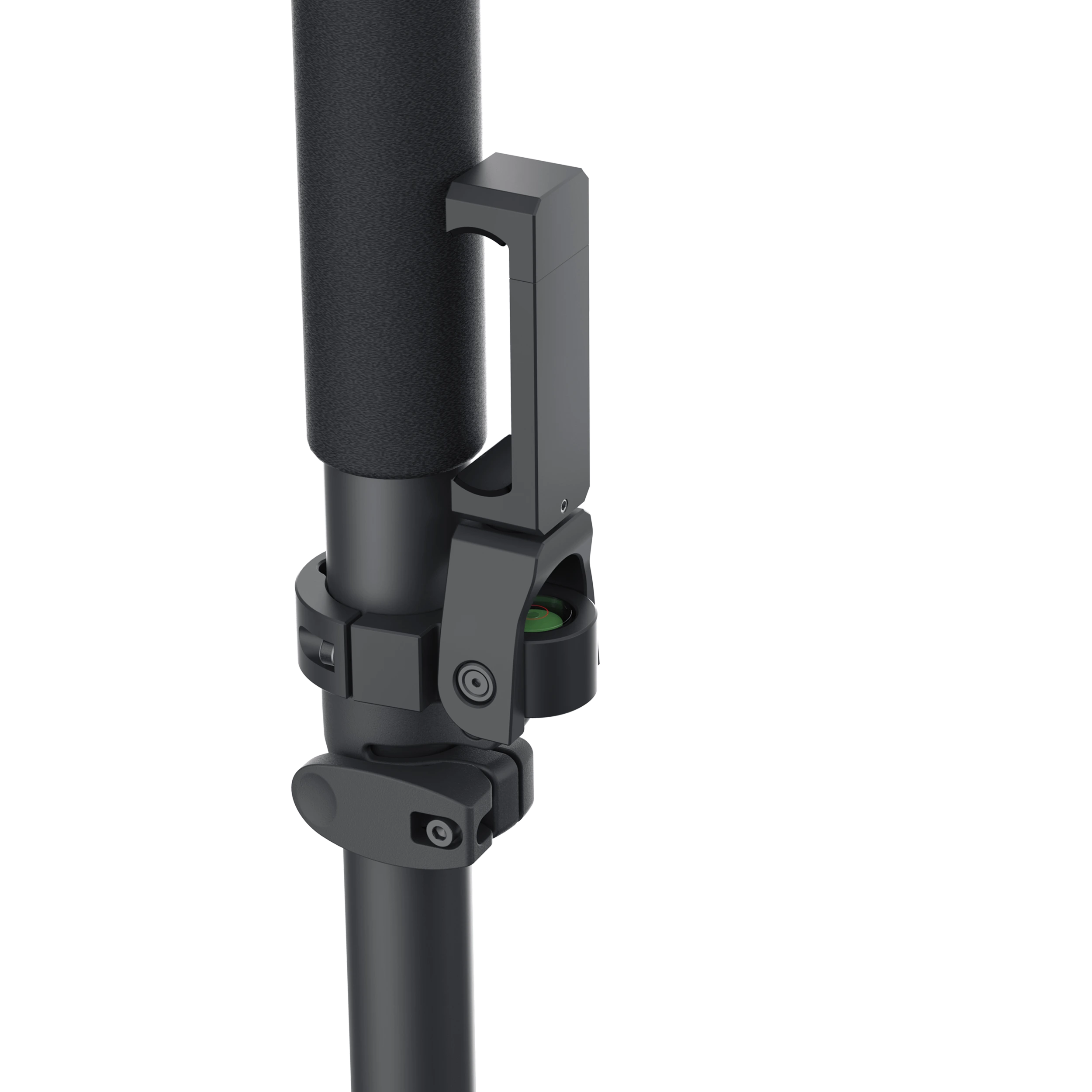 Survey Pole with smartphone mount