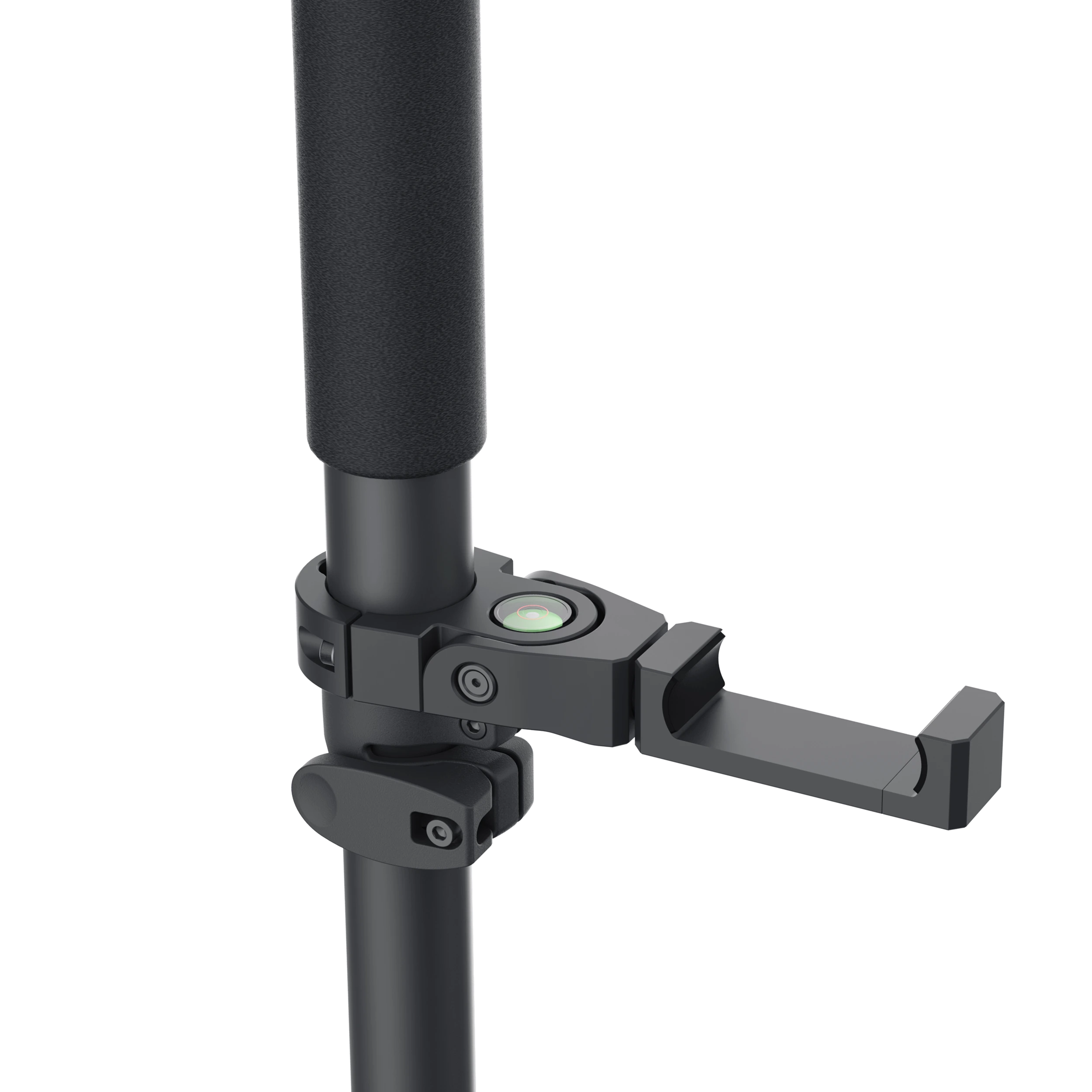 Survey Pole with smartphone mount