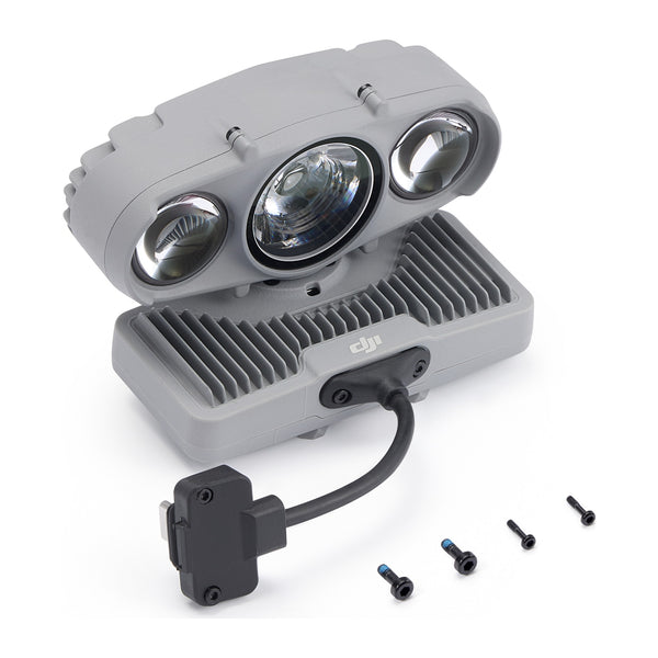 DJI AL2 Spotlight, angled view with screws