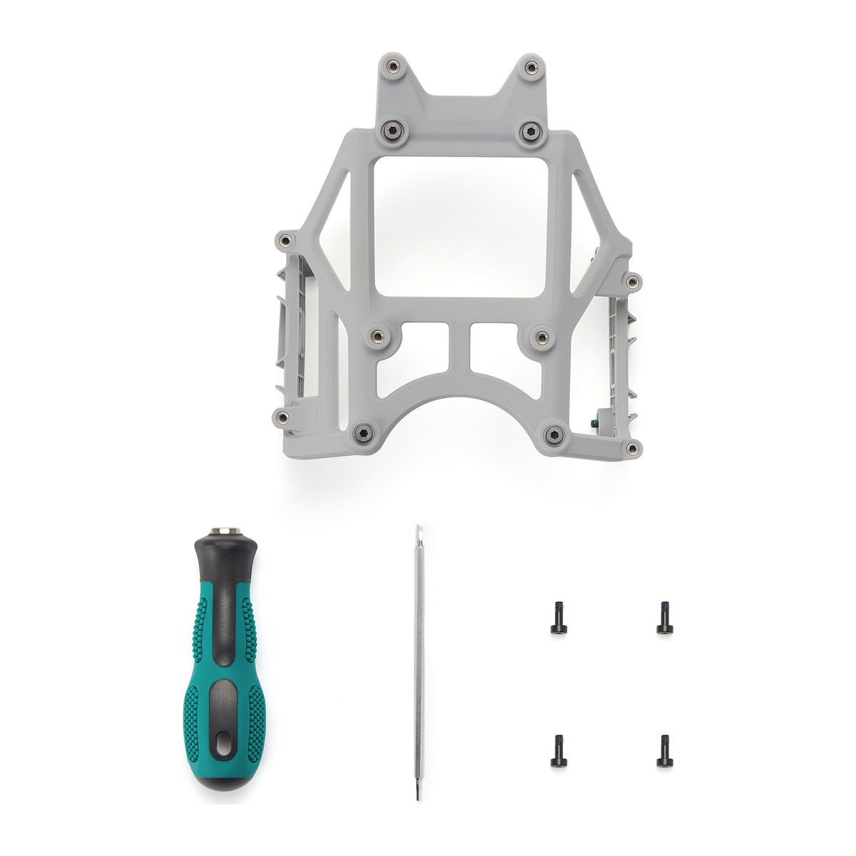 DJI Matrice 5TD Accessory Mount, flat lay with fixings