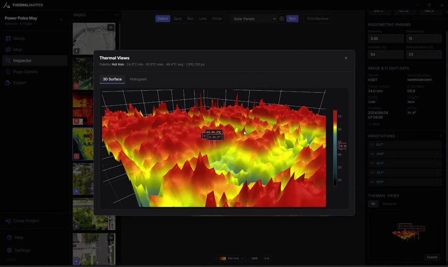 Thermalmapper - Inspection Software